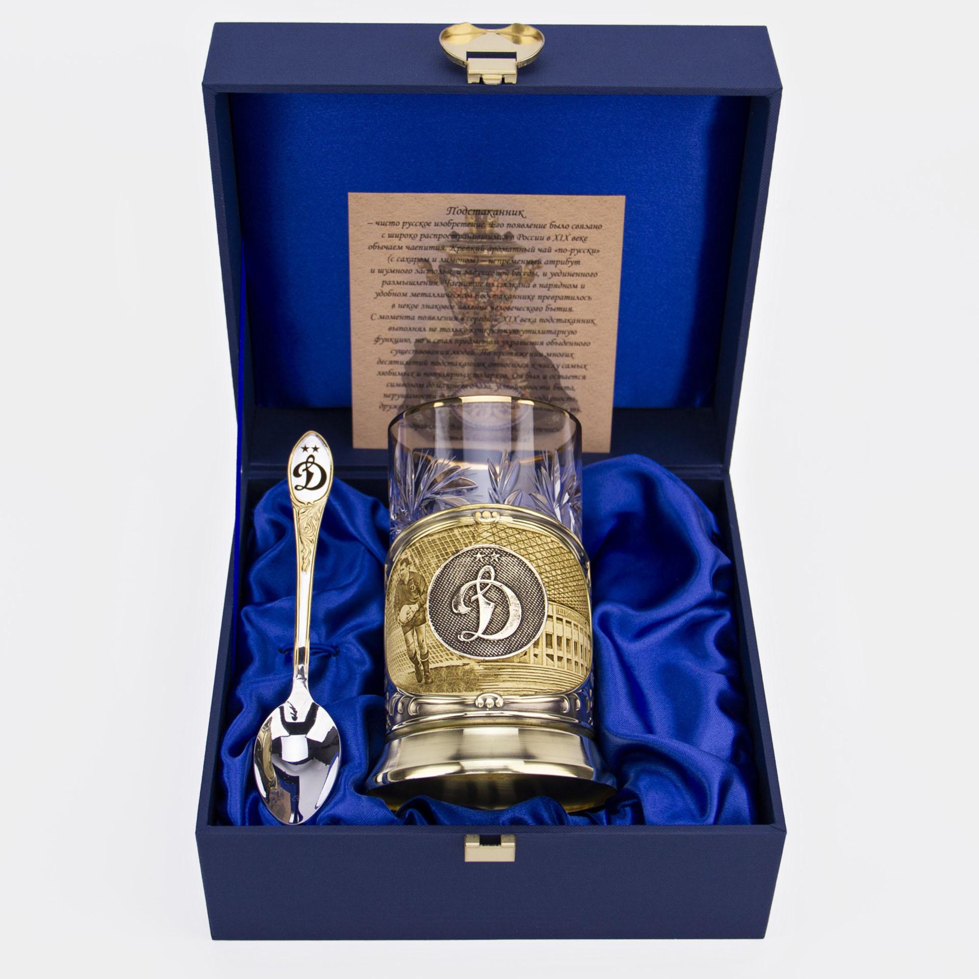 Set of glass + cup holder