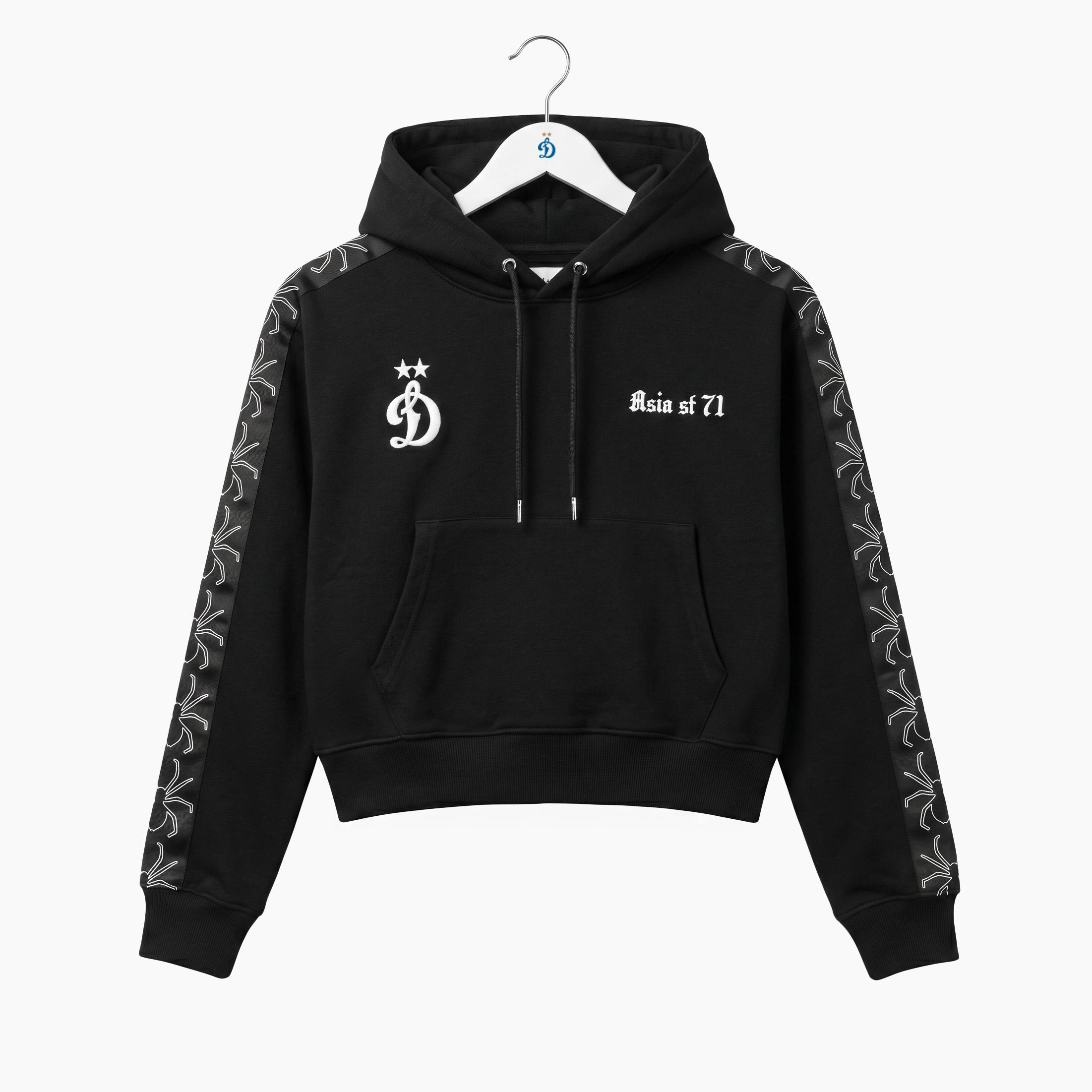 Women's hoodie with stripes Dynamo X ASIA ST 71 (black) post 2