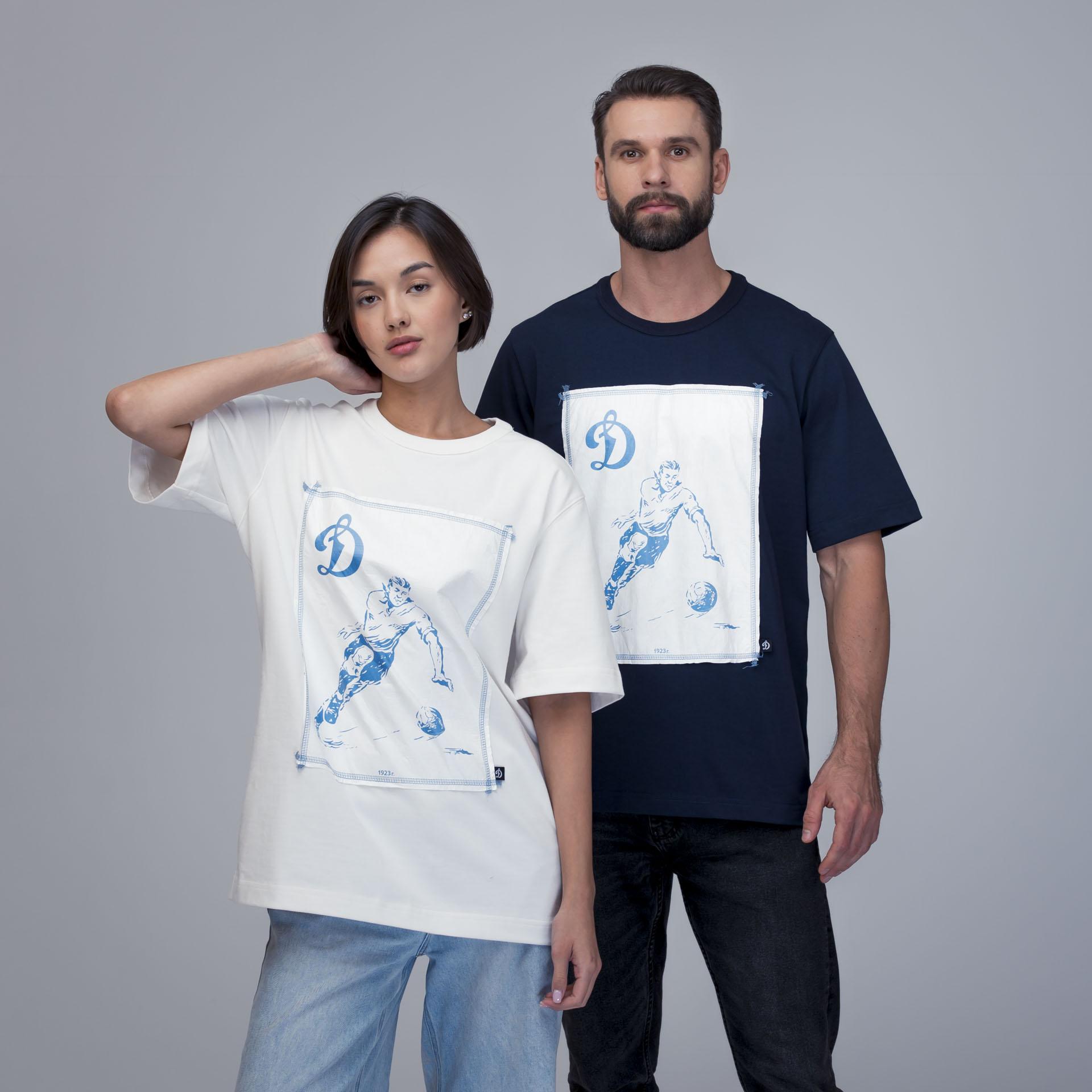 Official Store FC Dynamo Moscow Unisex T-shirt OLOVO (dark blue)